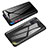 Funda Bumper Lujo Marco de Aluminio Espejo 360 Grados Carcasa para Samsung Galaxy Note 10 Lite Negro