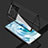 Funda Bumper Lujo Marco de Aluminio Espejo 360 Grados Carcasa para Vivo X80 Pro 5G Negro