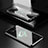 Funda Bumper Lujo Marco de Aluminio Espejo 360 Grados Carcasa para Xiaomi Black Shark 3 Negro