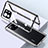 Funda Bumper Lujo Marco de Aluminio Espejo 360 Grados Carcasa para Xiaomi Mi 11 5G Negro