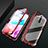 Funda Bumper Lujo Marco de Aluminio Espejo 360 Grados Carcasa para Xiaomi Redmi 8 Rojo