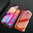 Funda Bumper Lujo Marco de Aluminio Espejo 360 Grados Carcasa para Xiaomi Redmi 8A Rojo