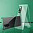 Funda Bumper Lujo Marco de Aluminio Espejo 360 Grados Carcasa para Xiaomi Redmi Note 11 4G (2022) Verde