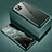 Funda Bumper Lujo Marco de Aluminio Espejo 360 Grados Carcasa T01 para Apple iPhone 11 Pro Verde