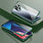 Funda Bumper Lujo Marco de Aluminio Espejo 360 Grados Carcasa T01 para Xiaomi Poco F2 Pro Verde