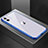 Funda Bumper Lujo Marco de Aluminio Espejo 360 Grados Carcasa T02 para Apple iPhone 11 Azul