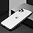 Funda Bumper Lujo Marco de Aluminio Espejo 360 Grados Carcasa T02 para Apple iPhone 11 Pro Blanco