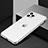 Funda Bumper Lujo Marco de Aluminio Espejo 360 Grados Carcasa T02 para Apple iPhone 11 Pro Max Plata