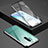 Funda Bumper Lujo Marco de Aluminio Espejo 360 Grados Carcasa T02 para OnePlus 8 Pro Plata