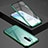 Funda Bumper Lujo Marco de Aluminio Espejo 360 Grados Carcasa T02 para OnePlus 8 Pro Verde
