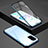 Funda Bumper Lujo Marco de Aluminio Espejo 360 Grados Carcasa T02 para Samsung Galaxy S20 5G Azul