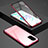 Funda Bumper Lujo Marco de Aluminio Espejo 360 Grados Carcasa T02 para Samsung Galaxy S20 5G Rojo