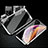 Funda Bumper Lujo Marco de Aluminio Espejo 360 Grados Carcasa T02 para Xiaomi Mi A3 Plata