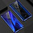 Funda Bumper Lujo Marco de Aluminio Espejo 360 Grados Carcasa T02 para Xiaomi Redmi K20 Pro Azul