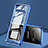 Funda Bumper Lujo Marco de Aluminio Espejo 360 Grados Carcasa T03 para Samsung Galaxy S10 5G Azul