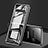 Funda Bumper Lujo Marco de Aluminio Espejo 360 Grados Carcasa T03 para Samsung Galaxy S10 5G Negro
