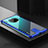 Funda Bumper Lujo Marco de Aluminio Espejo 360 Grados Carcasa T04 para Huawei Mate 30E Pro 5G Azul