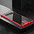 Funda Bumper Lujo Marco de Aluminio Espejo 360 Grados Carcasa T04 para Samsung Galaxy S10 Plus Rojo