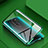 Funda Bumper Lujo Marco de Aluminio Espejo 360 Grados Carcasa T04 para Xiaomi Redmi Note 8 Pro Verde
