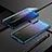 Funda Bumper Lujo Marco de Aluminio Espejo 360 Grados Carcasa T06 para Huawei P20 Pro Azul