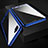 Funda Bumper Lujo Marco de Aluminio Espejo 360 Grados Carcasa T06 para Oppo R17 Neo Azul