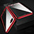 Funda Bumper Lujo Marco de Aluminio Espejo 360 Grados Carcasa T06 para Oppo R17 Neo Rojo