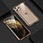 Funda Bumper Lujo Marco de Aluminio Espejo 360 Grados Carcasa T07 para Apple iPhone 11 Pro Max Oro