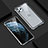 Funda Bumper Lujo Marco de Aluminio Espejo 360 Grados Carcasa T07 para Apple iPhone 11 Pro Max Plata