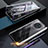 Funda Bumper Lujo Marco de Aluminio Espejo 360 Grados Carcasa T07 para Huawei Mate 30 5G Negro