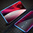Funda Bumper Lujo Marco de Aluminio Espejo 360 Grados Carcasa T07 para Xiaomi Redmi K20 Pro Azul