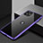 Funda Bumper Lujo Marco de Aluminio Espejo 360 Grados Carcasa T10 para Apple iPhone 11 Morado