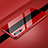 Funda Bumper Lujo Marco de Aluminio Espejo 360 Grados Carcasa T14 para Huawei P30 Rojo