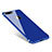 Funda Bumper Lujo Marco de Aluminio Espejo Carcasa M01 para Apple iPhone 7 Plus Azul
