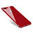 Funda Bumper Lujo Marco de Aluminio Espejo Carcasa M01 para Apple iPhone 8 Plus Rojo