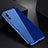 Funda Bumper Lujo Marco de Aluminio Espejo Carcasa M01 para Huawei P20 Pro Azul