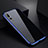 Funda Bumper Lujo Marco de Aluminio Espejo Carcasa M01 para Huawei P20 Pro Azul y Negro