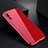 Funda Bumper Lujo Marco de Aluminio Espejo Carcasa M01 para Huawei P20 Pro Rojo