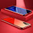 Funda Bumper Lujo Marco de Aluminio Espejo Carcasa M05 para Huawei P30 Pro Rojo