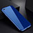 Funda Bumper Lujo Marco de Aluminio Espejo Carcasa para Apple iPhone 6 Azul