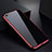 Funda Bumper Lujo Marco de Aluminio Espejo Carcasa para Apple iPhone 6S Plus Rojo y Negro