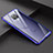 Funda Bumper Lujo Marco de Aluminio Espejo Carcasa para Huawei Mate 20 X Azul