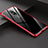 Funda Bumper Lujo Marco de Aluminio Espejo Carcasa para OnePlus 6T Rojo