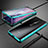 Funda Bumper Lujo Marco de Aluminio Espejo Carcasa para OnePlus 7 Pro Verde
