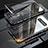 Funda Bumper Lujo Marco de Aluminio Espejo Carcasa para Samsung Galaxy S10 5G Negro