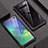Funda Bumper Lujo Marco de Aluminio Espejo Carcasa para Samsung Galaxy S10 Plus Negro