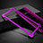 Funda Bumper Lujo Marco de Aluminio para Oppo Find X Super Flash Edition Morado