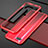 Funda Bumper Lujo Marco de Aluminio para Oppo R17 Neo Rojo