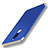 Funda Bumper Lujo Marco de Metal y Plastico Carcasa con Anillo de dedo Soporte A01 para Huawei G10 Azul