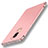 Funda Bumper Lujo Marco de Metal y Plastico Carcasa con Anillo de dedo Soporte A01 para Huawei G10 Oro Rosa