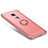 Funda Bumper Lujo Marco de Metal y Plastico Carcasa con Anillo de dedo Soporte A01 para Huawei G9 Plus Oro Rosa